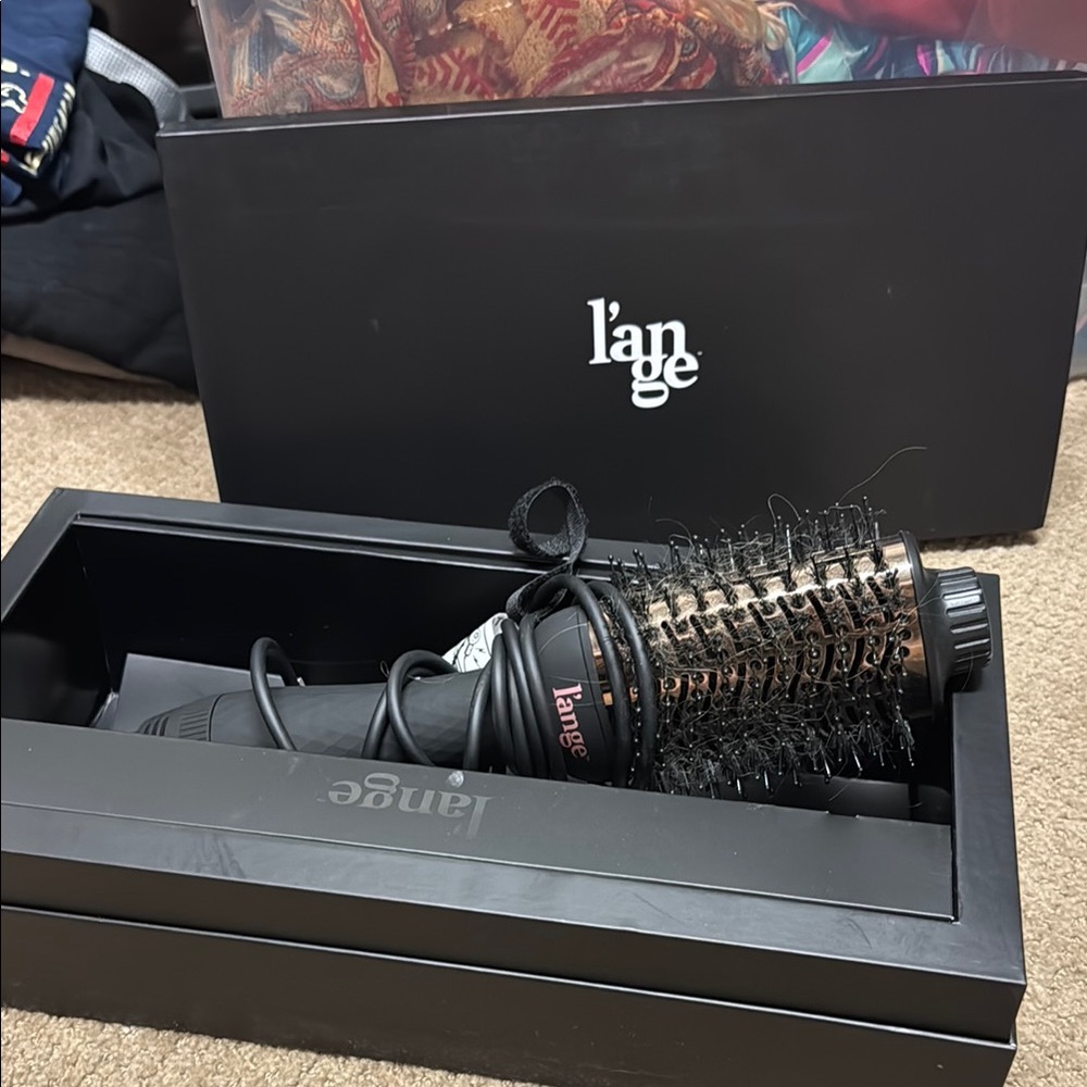 L'ange Black Hair Dryer Brush - used once
